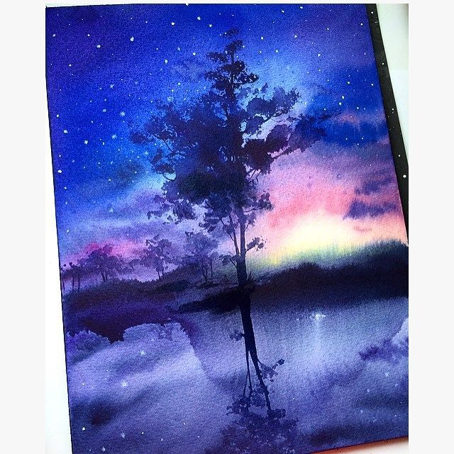 640x640 Beautiful Watercolor Painting By Dina Lepchenkovacutpastestudio - Beautiful Watercolor Paintings