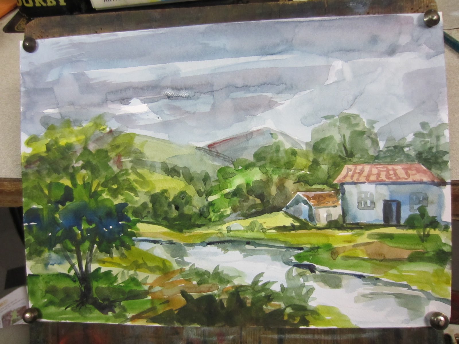 1600x1200 How To Make Water Coiour Nature Painting - Beautiful Watercolor Paintings Of Nature