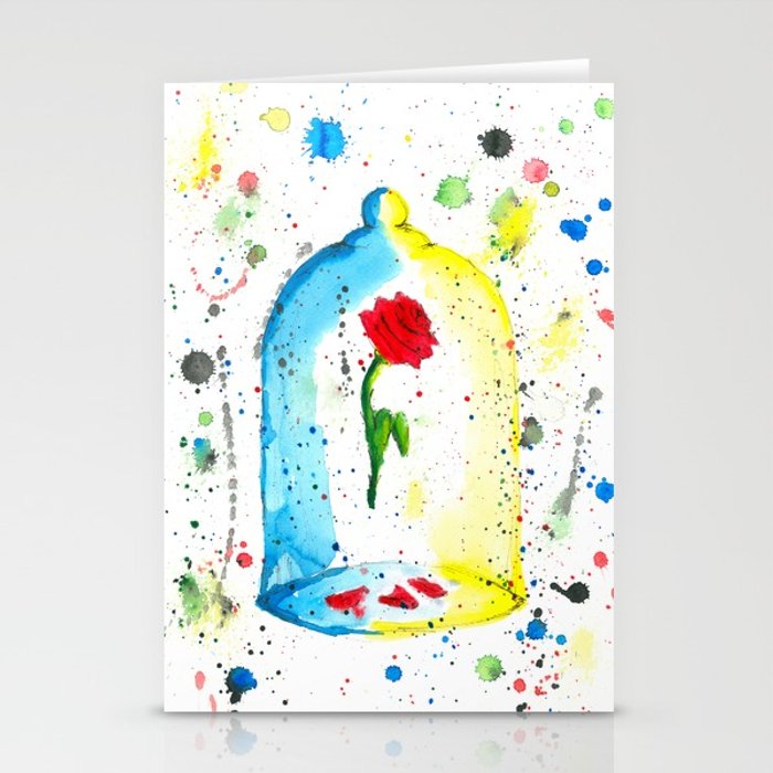 700x700 Rose (Beauty And The Beast) - Beauty And The Beast Watercolor
