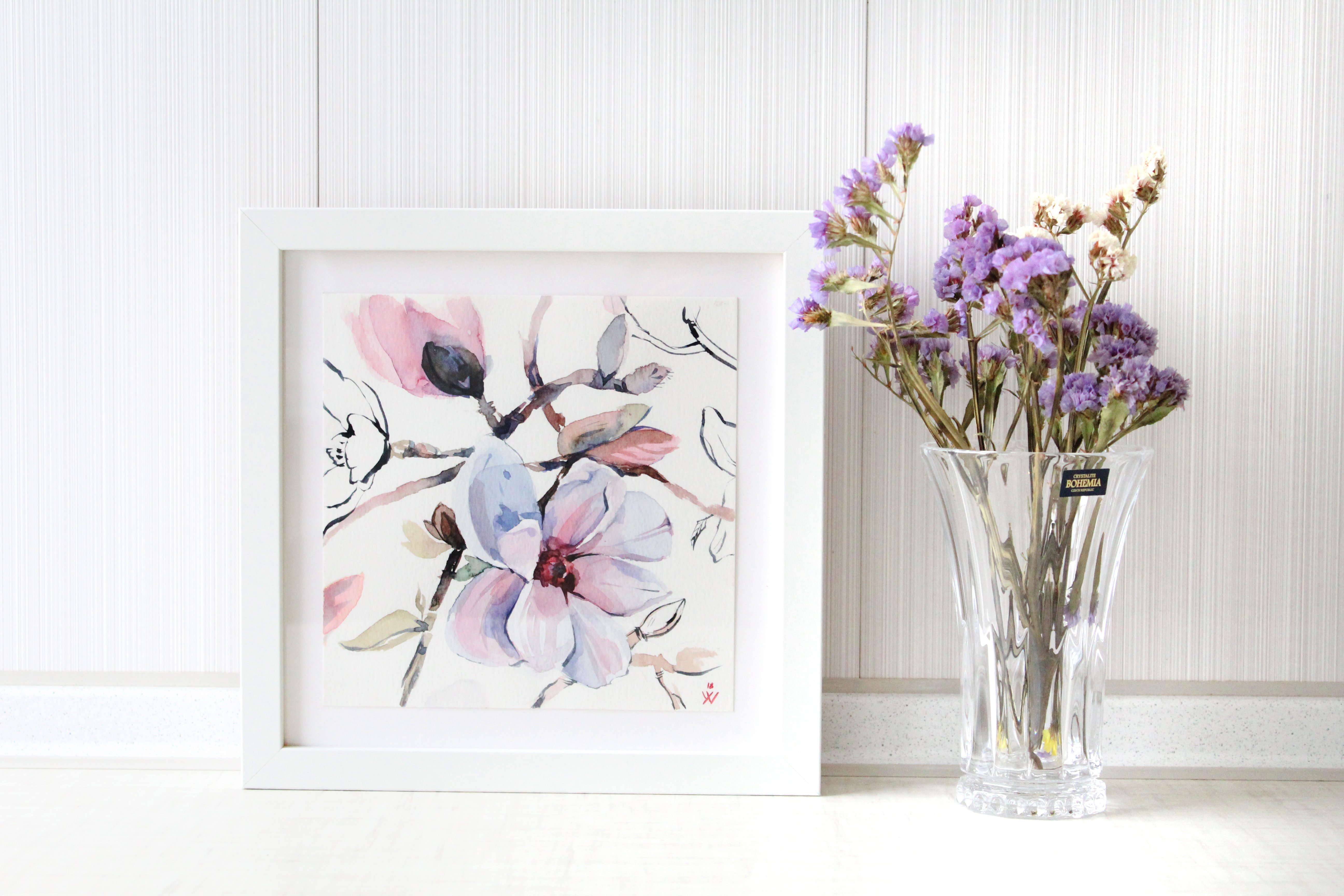 5184x3456 Blush Pink Watercolor Art, Blush Wall Art, Bedroom Wall Art - Bedroom Watercolor