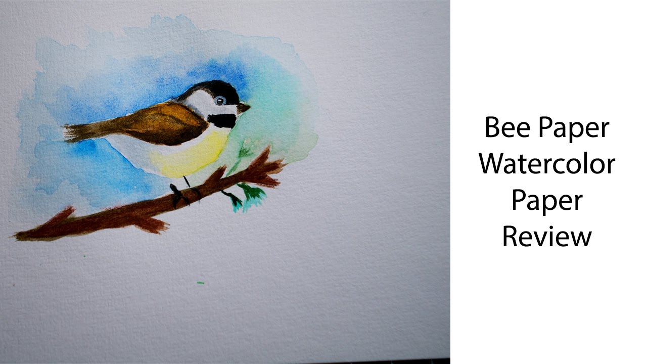 1280x720 Bee Paper Watercolor Demo - Bee Watercolor Paper