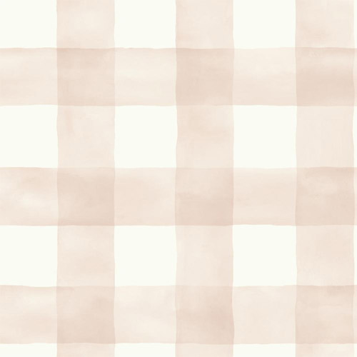 500x500 Watercolor Check Wallpaper From Joanna Gaines Magnolia Home By York - Beige Watercolor