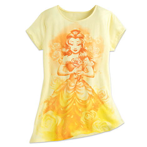 470x470 Disney Ladies Shirt - Belle Watercolor