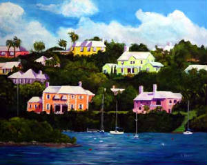 300x239 Faraway Places - Bermuda Watercolor