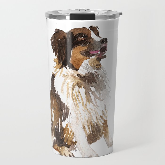 700x700 Watercolor Dog Vol 6 Bernese Mountain Dog Travel Mug By Takmaj - Bernese Mountain Dog Watercolor