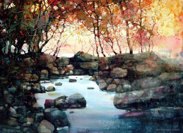 Best Watercolor Landscape Paintings