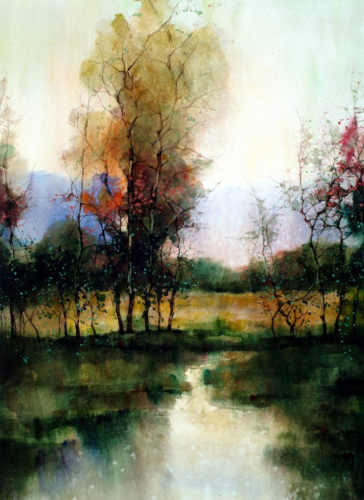 721x989 Beautiful Watercolor Landscapes (12 Pieces) - Best Watercolor Landscapes