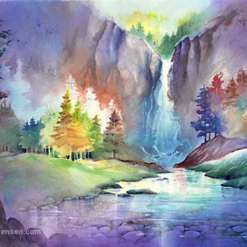354x354 Best Watercolor Paintings Trees Products On Wanelo - Best Watercolor Landscapes