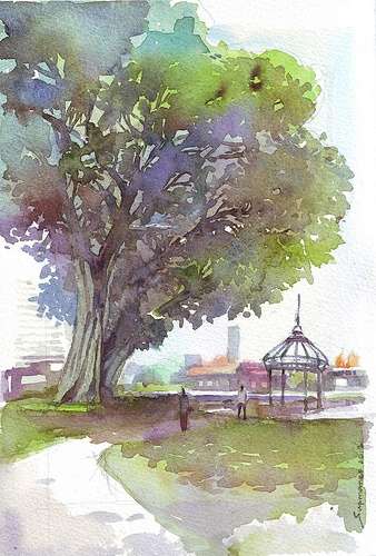 338x500 Big Tree Drawing Unique 83 Best Watercolor Landscapes Images On - Best Watercolor Landscapes