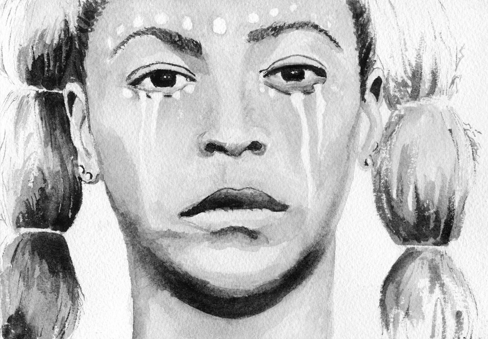 1000x694 Paint Flowersfortheonesyoulove - Beyonce Watercolor