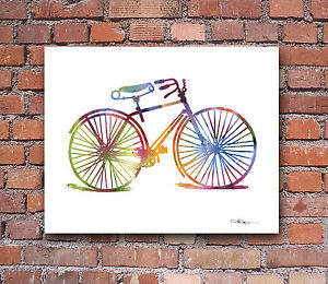 Bicycle Watercolor Painting at PaintingValley.com | Explore collection ...