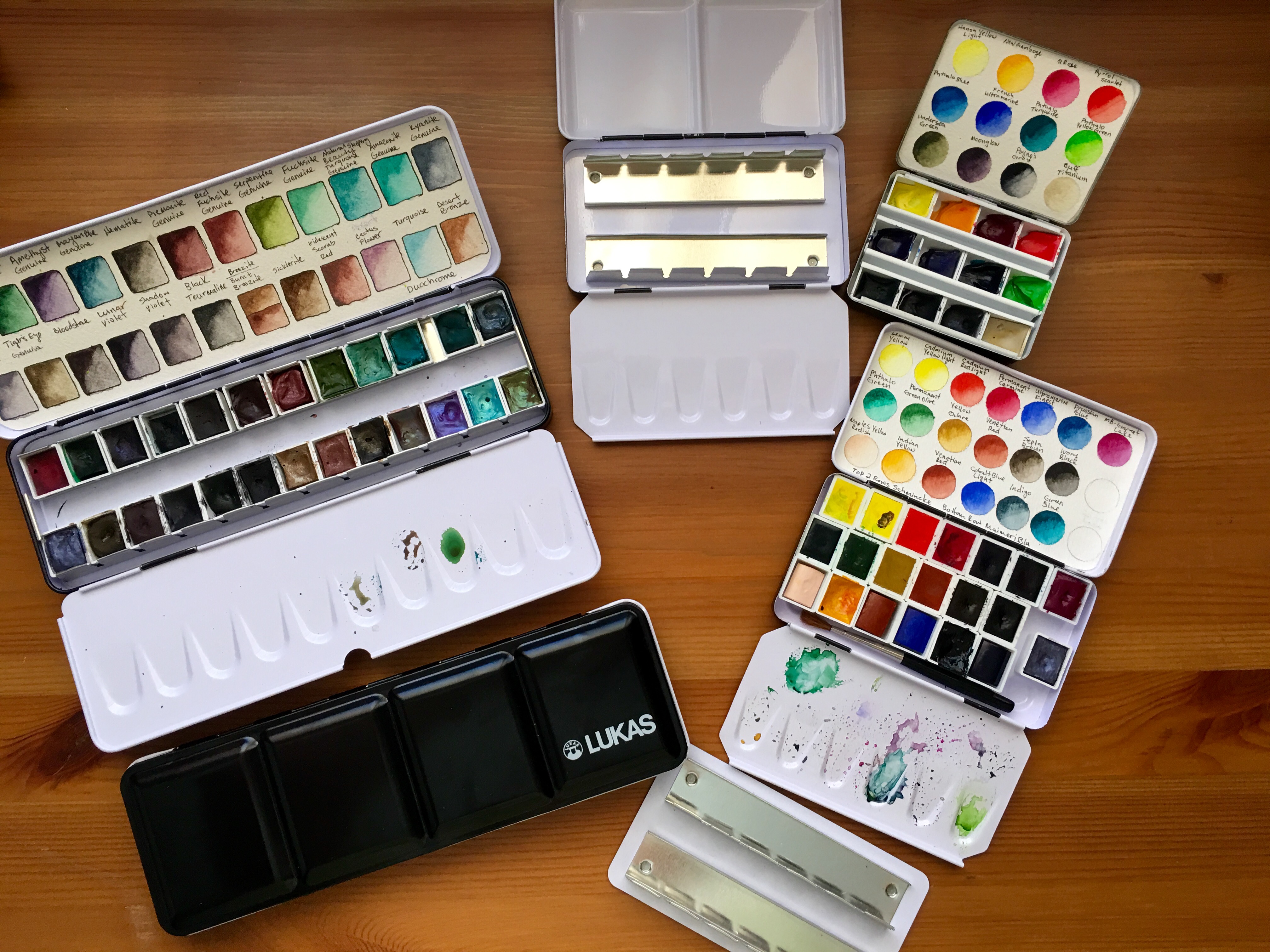 4032x3024 ~ Doodlewash Review Metal Travel Palettes - Bijou Box Watercolor