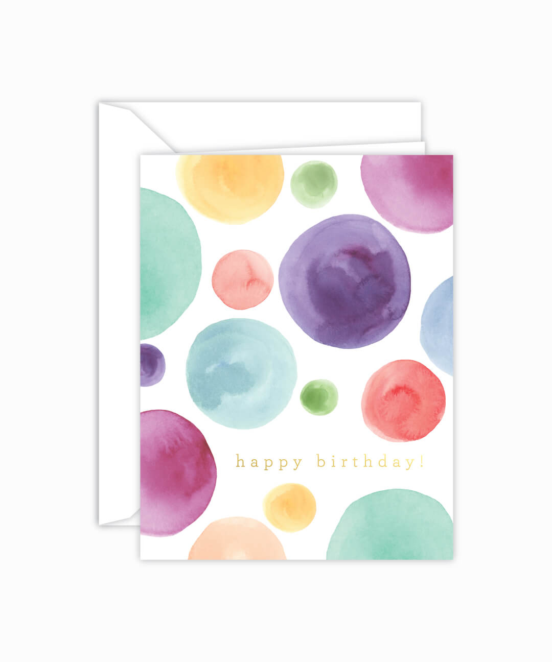1080x1296 Happy Birthday Rainbow Dots Watercolor Card Stockabl - Birthday Watercolor