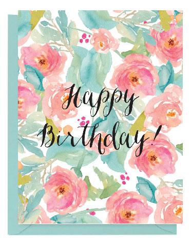 Birthday Watercolor at PaintingValley.com | Explore collection of ...