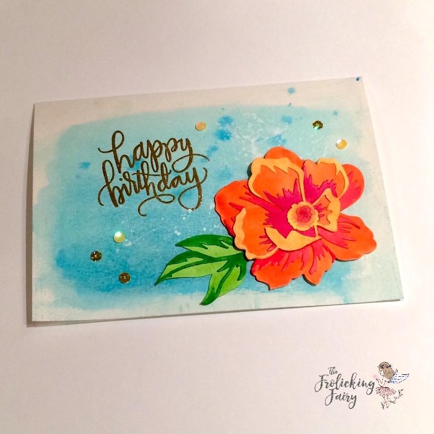 864x864 Birthday Watercolor Flower The Frolicking Fairy (And The Farting - Birthday Watercolor