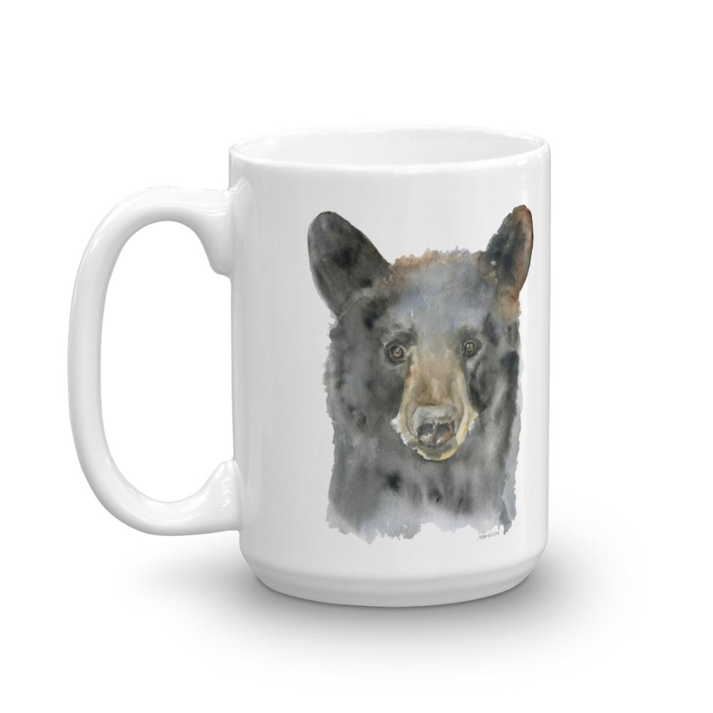 1000x1000 Black Bear Watercolor Mug Susan Windsor - Black Bear Watercolor