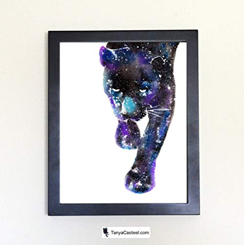 499x500 Black Panther Spirit Animal Art Print From Watercolor - Black Panther Watercolor