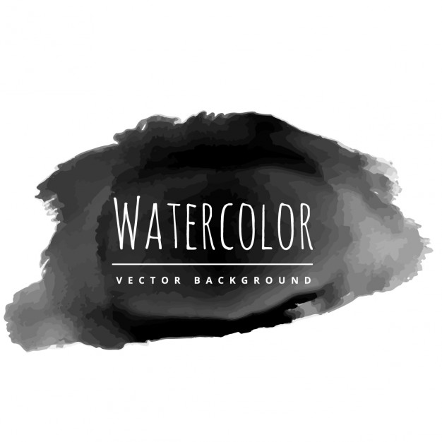 626x626 Black Watercolor Background Vector Free Download - Black Watercolor