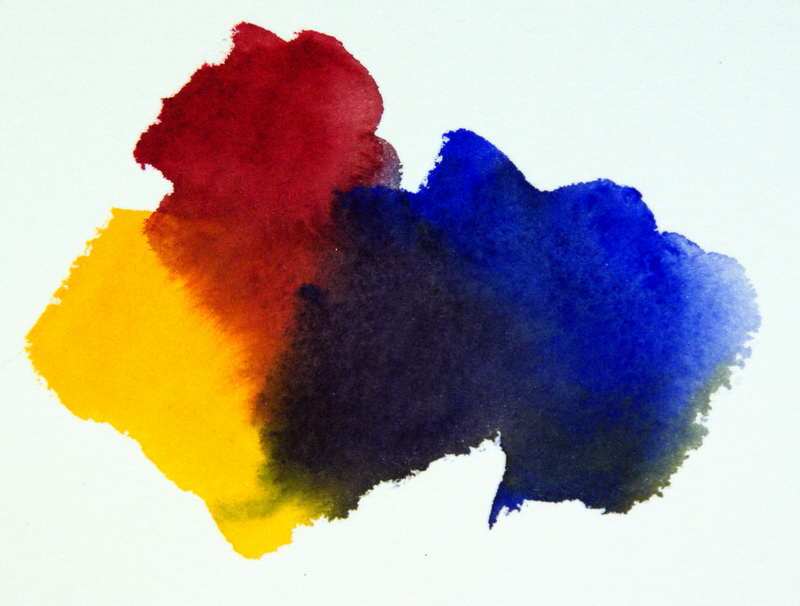 800x606 Color Mixing Formula,mixing Bright Versus Dull Watercolors - Black Watercolor