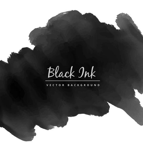 490x490 Black Watercolor Ink Stain Vector Design Illustration - Black Watercolor
