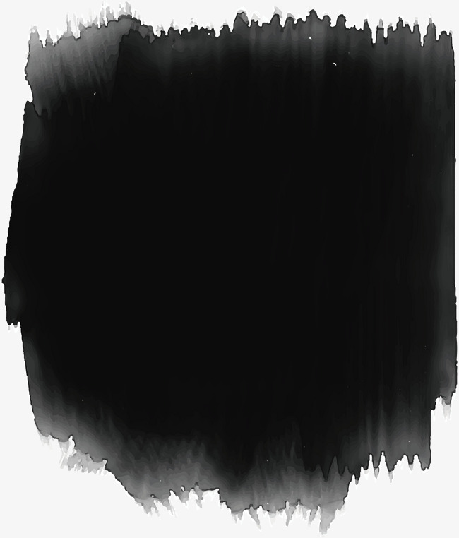 650x762 Black Watercolor Brushes, Black Vector, Watercolor Vector, Vector - Black Watercolor