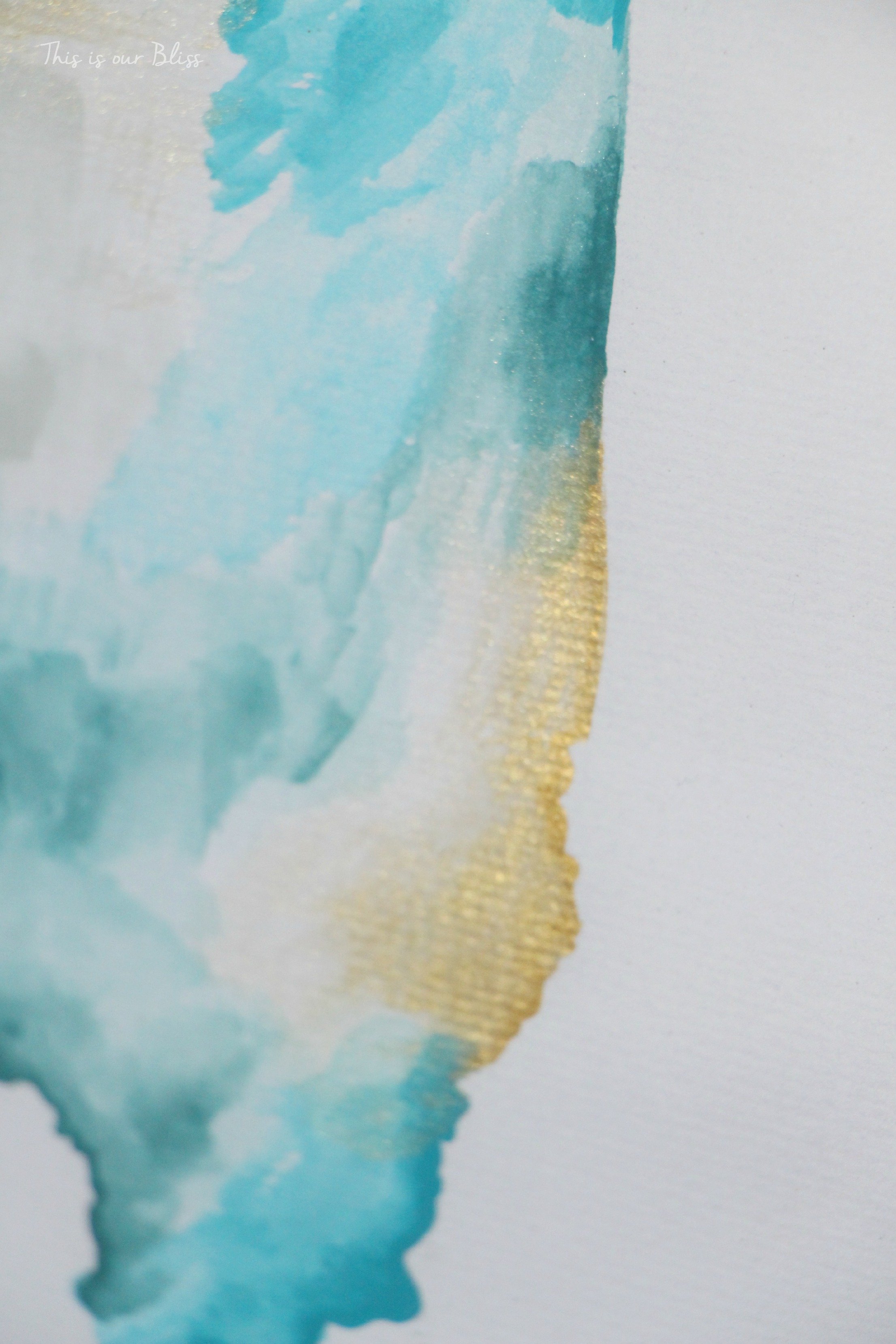 2212x3318 Illinois Watercolor Art - Blue And Gold Watercolor