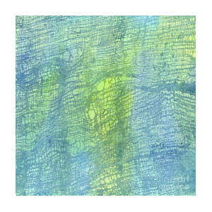 300x300 Woven Watercolor Texture Design Blue Gold Square 2 Painting By - Blue And Gold Watercolor