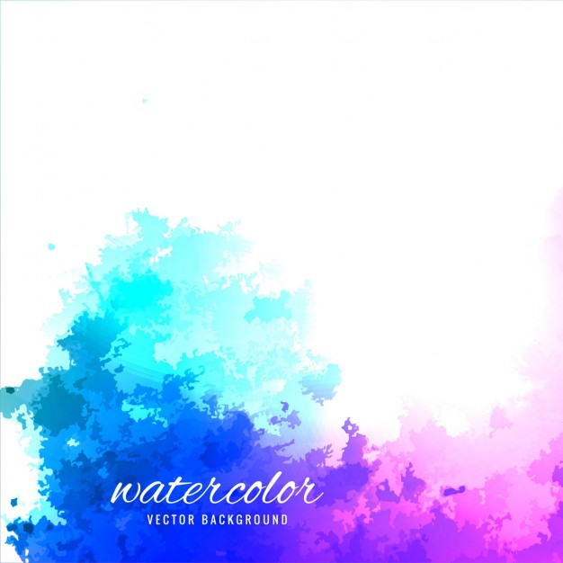 626x626 Blue And Purple Watercolor, Artistic Background Vector Free Download - Blue And Purple Watercolor