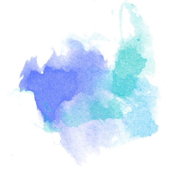 600x600 Purple Watercolor Splatter - Blue And Purple Watercolor