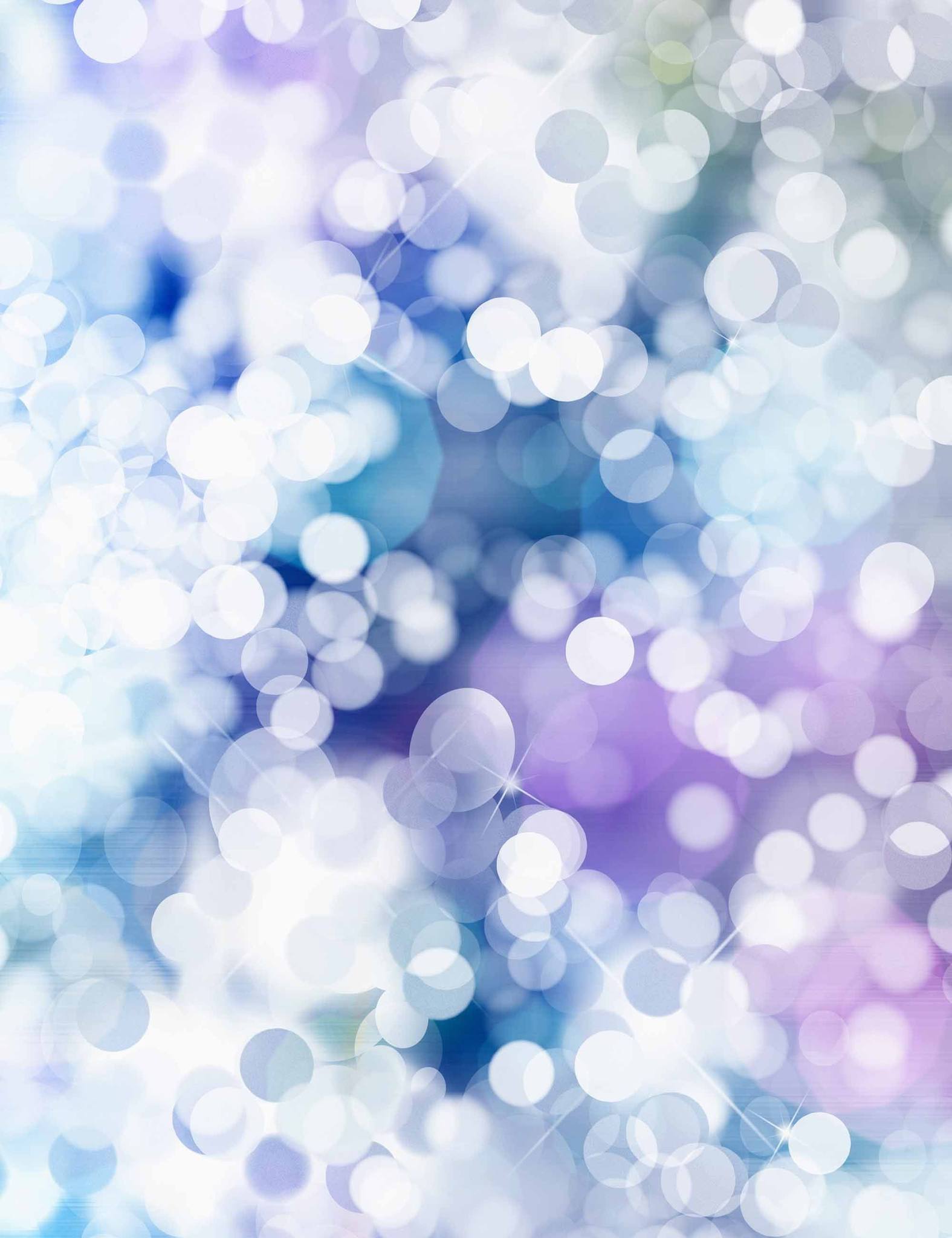 1575x2048 Blue And Purple Watercolor Bright Silver Bokeh Printed Backdrop - Blue And Purple Watercolor