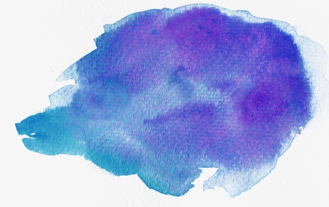 650x410 Blue And Purple Watercolor Effect, Watercolor Clipart, Gradient - Blue And Purple Watercolor