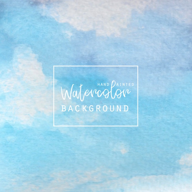 626x626 Blue And White Watercolor Abstract Background Vector Free Download - Blue And White Watercolor