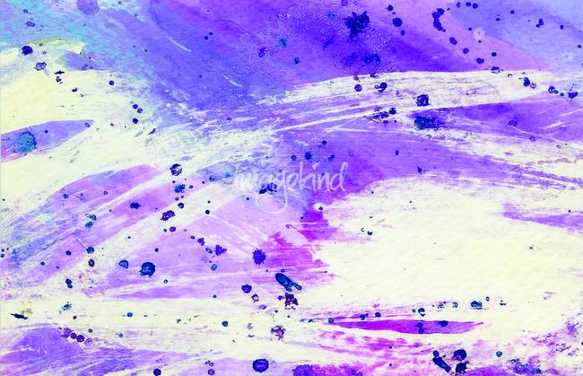 650x419 Purple And Blue Abstract Watercolor With White By Lynnette Prock - Blue And White Watercolor