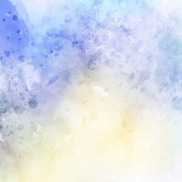 626x626 Soft Watercolor Stain, Yellow And Blue Vector Free Download - Blue And Yellow Watercolor