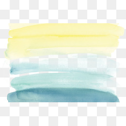 260x260 Watercolor Gradient Png, Vectors, Psd, And Clipart For Free - Blue And Yellow Watercolor