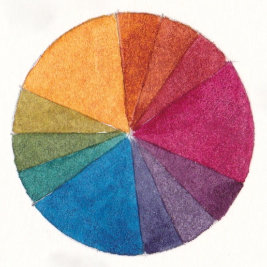 552x551 Watercolour Triads - Blue And Yellow Watercolor