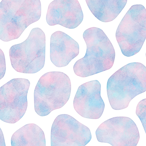 470x470 Watercolor Giraffe Pattern Cottoncandycolors Fabric - Blue Giraffe Watercolor