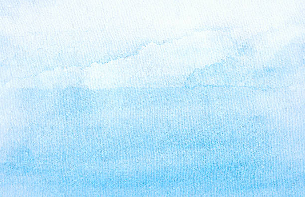 612x396 Backgrounds Watercolor Painting Blue Sky Cloud Sea High Quality - Blue Sky Watercolor
