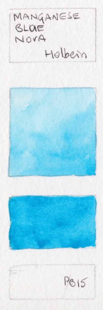 339x1016 Blue Watercolour Swatches - Blue Watercolor