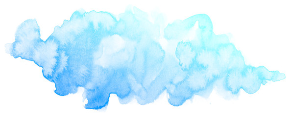 594x240 Watercolor Photos, Royalty Free Images, Graphics, Vectors Amp Videos - Blue Watercolor