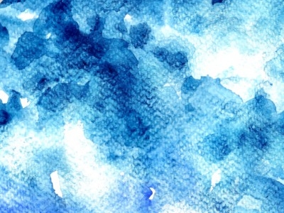 400x300 Blue Watercolor Background By Freepik Company - Blue Watercolor