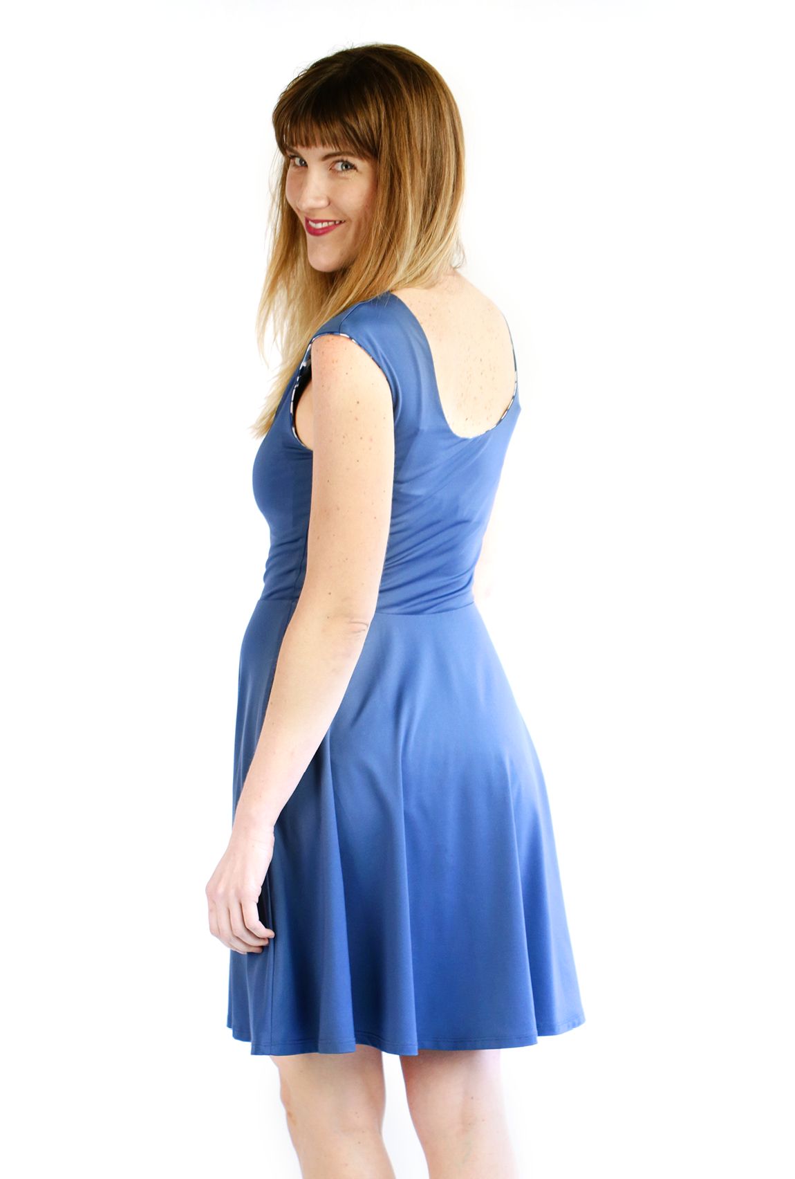 1150x1704 Round Trip Dress (Watercolor) - Blue Watercolor Dress