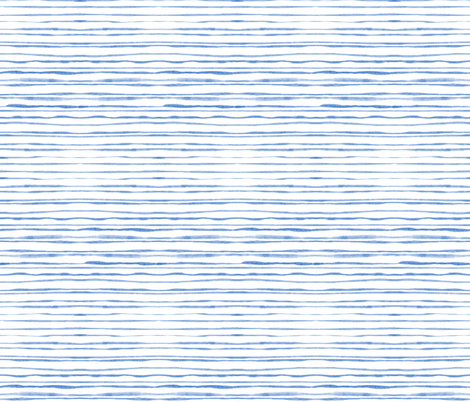 470x402 Blue Watercolor Stripes Fabric - Blue Watercolor Fabric