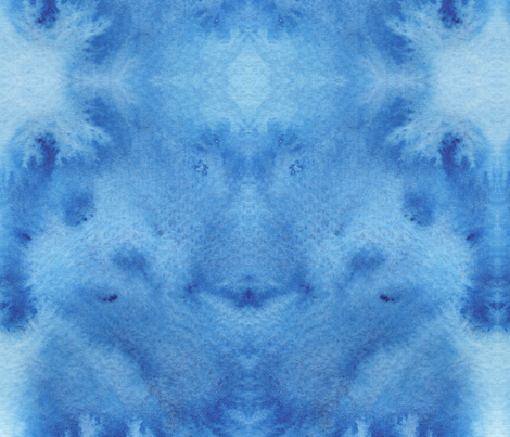 470x403 Blue Watercolor Wash Fabric - Blue Watercolor Fabric