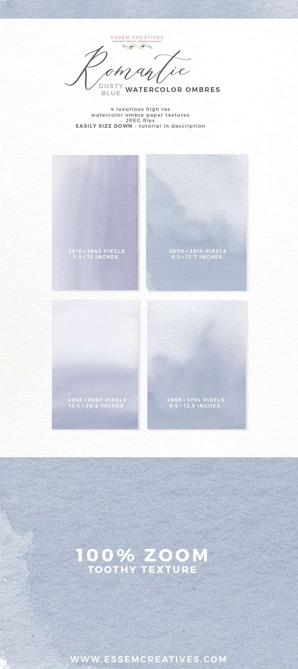 1024x2300 Dusty Blue Watercolor Backgrounds Splashes For Wedding Invitations - Blue Watercolor Ombre