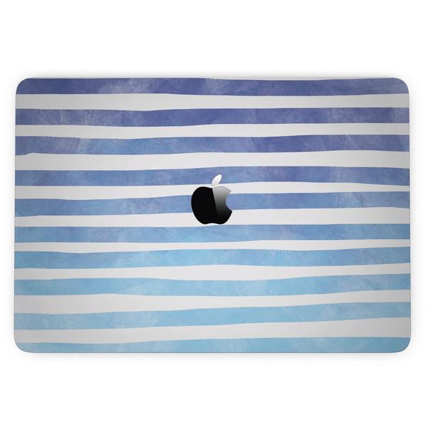 600x600 Macbook Pro With Touch Bar Skin Kit - Blue Watercolor Ombre
