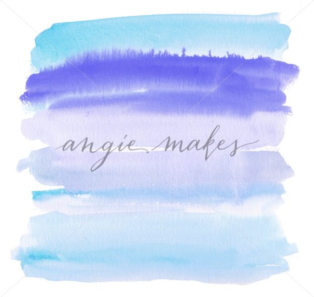 623x590 Ombre Blue Watercolor Striped Background - Blue Watercolor Ombre