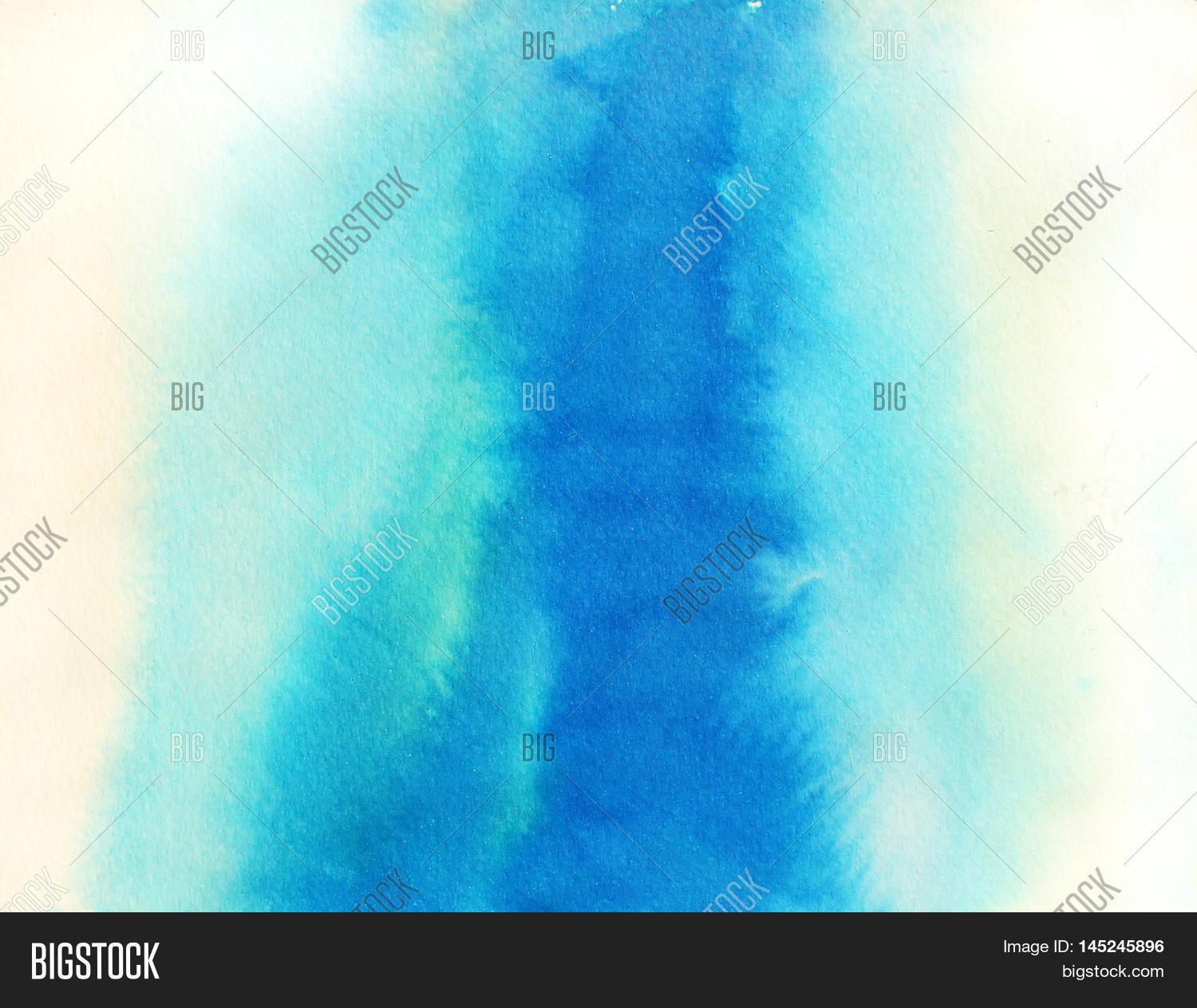 1500x1264 Powerpoint Template Ombre Colors - Blue Watercolor Ombre