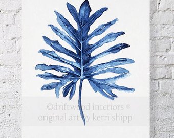 340x270 Kerri Shipp Etsy - Blue Watercolor Print