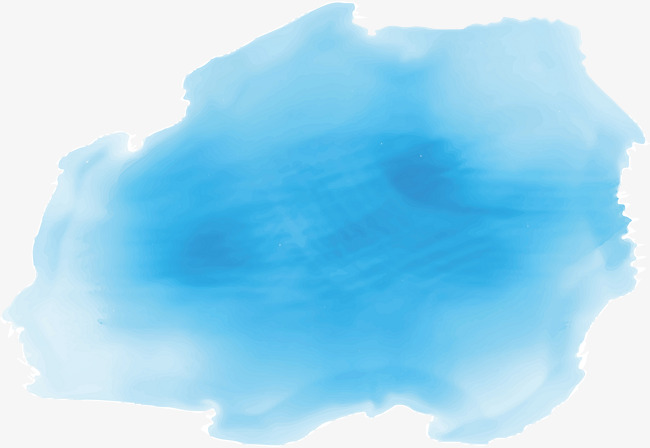 650x448 Sky Blue Watercolor Print Poster, Blue Vector, Watercolor Vector - Blue Watercolor Print